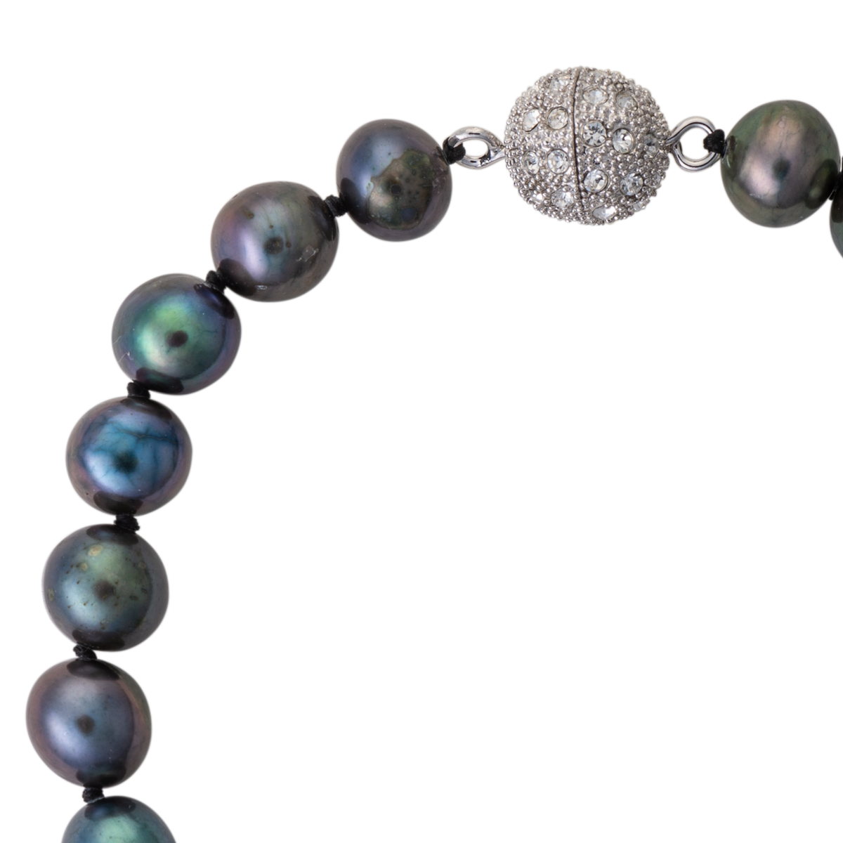 Delicate Freshwater Cultured Pearl Bracelet with Crystal Clasp