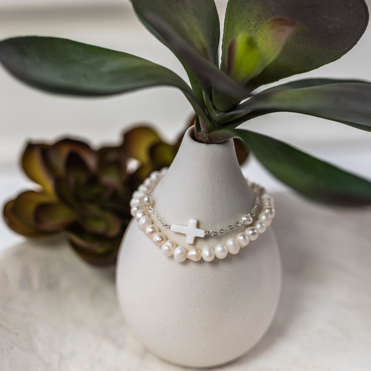 Blessing Bracelet — Freshwater Cultured Pearls