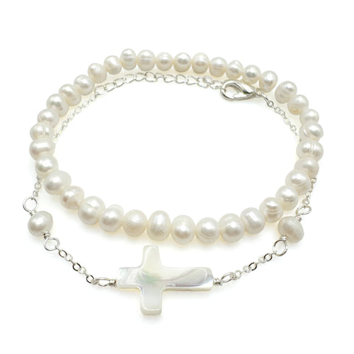 Blessing Bracelet — Freshwater Cultured Pearls