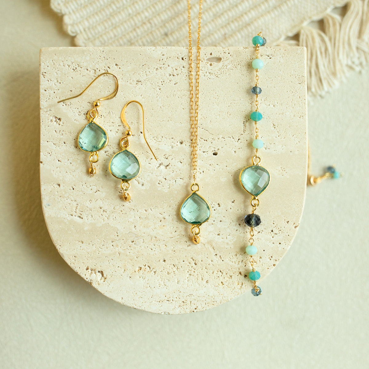 Ballet Collection — Quartz &amp; Amethyst Jewelry Set