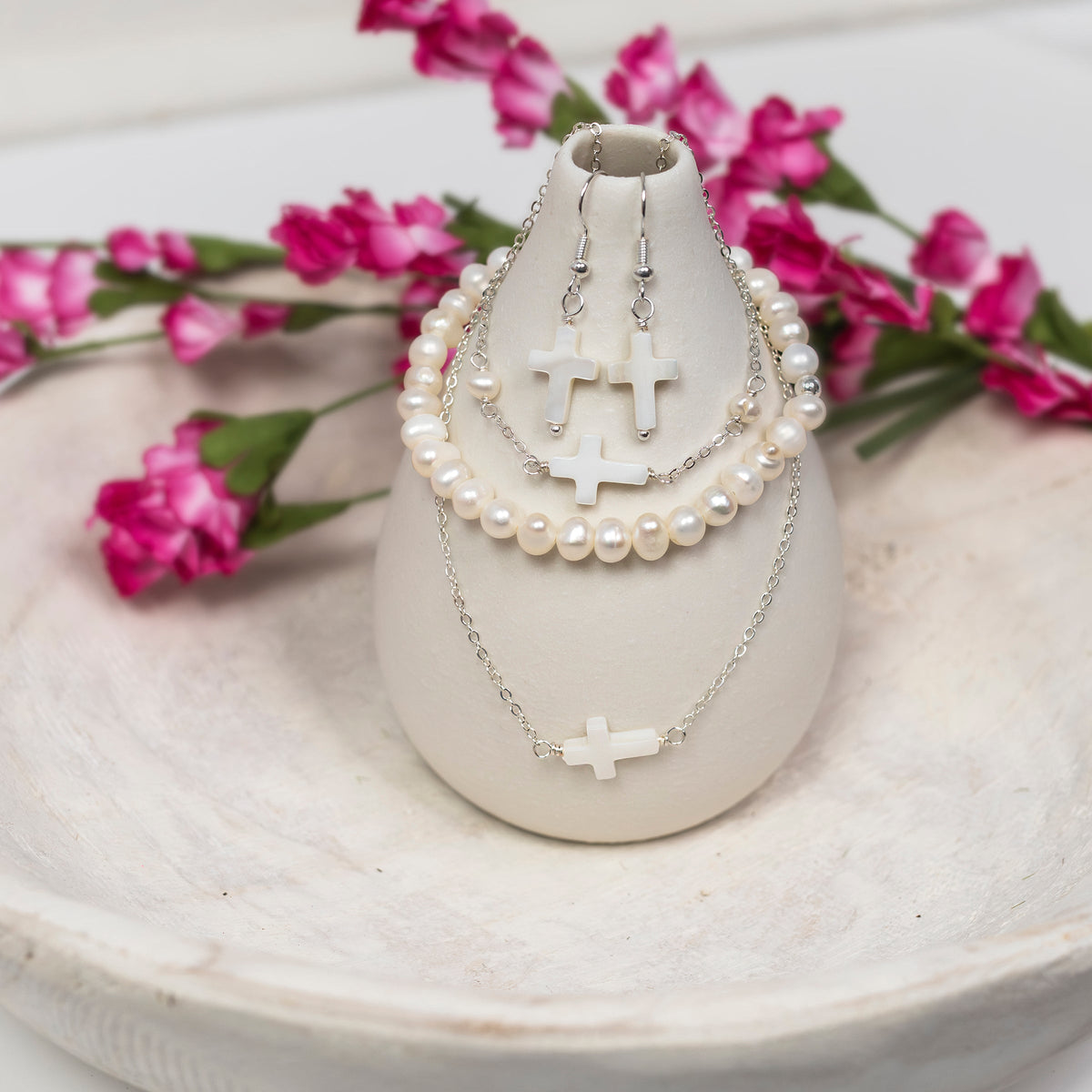 Blessing Bracelet — Freshwater Cultured Pearls